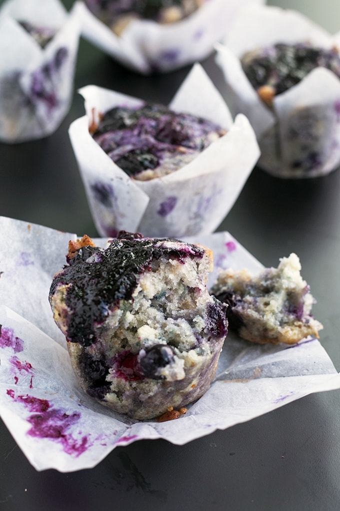 Loaded Vegan Blueberry Muffins | Crazy Vegan Kitchen