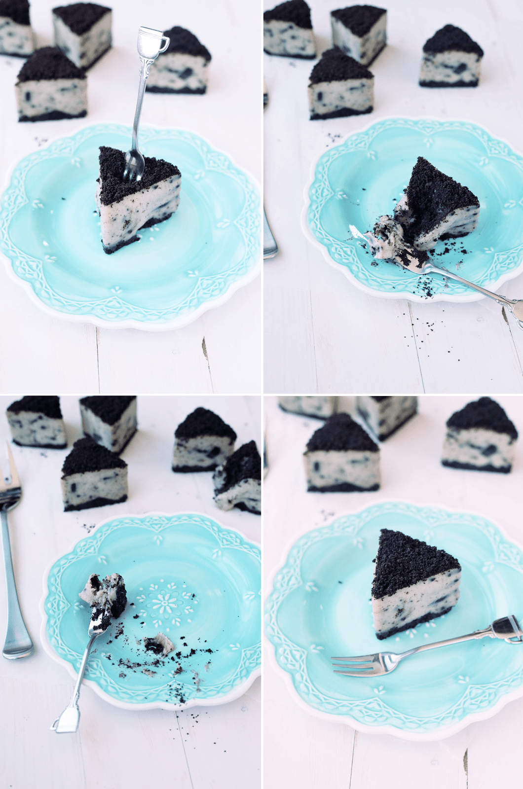 Vegan Oreo Cheesecake Recipe - No Bake #veganfood #veganrecipes #oreos #cheesecake #cashewcheesecake
