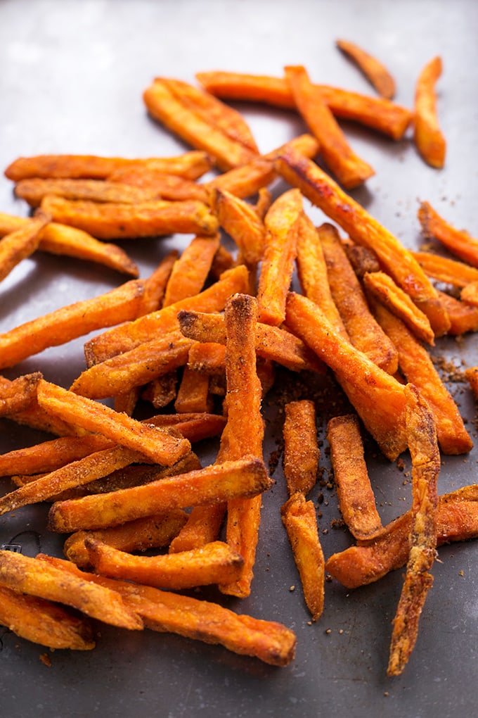 Indian Spiced Sweet Potato Fries with Parsley Cashew Dip ...