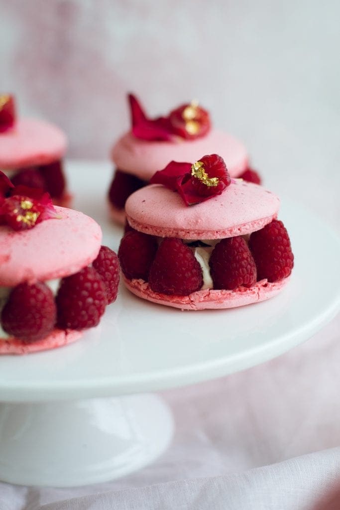 Italian Meringue Vegan Macarons - The Ispahan – Crazy Vegan Kitchen