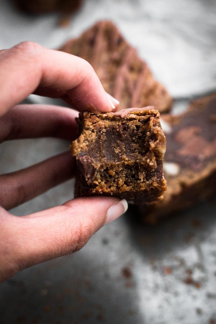 The Ultimate Chewy Vegan Blondies – Crazy Vegan Kitchen