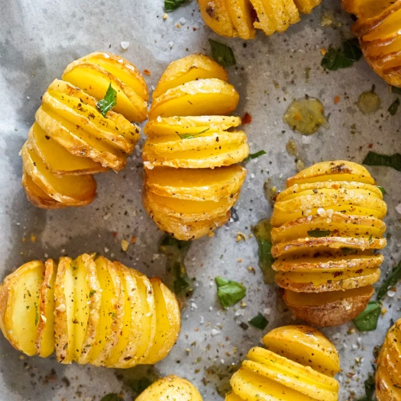 3-Ingredient Mini Hasselback Fries [Vegan] - One Green Planet