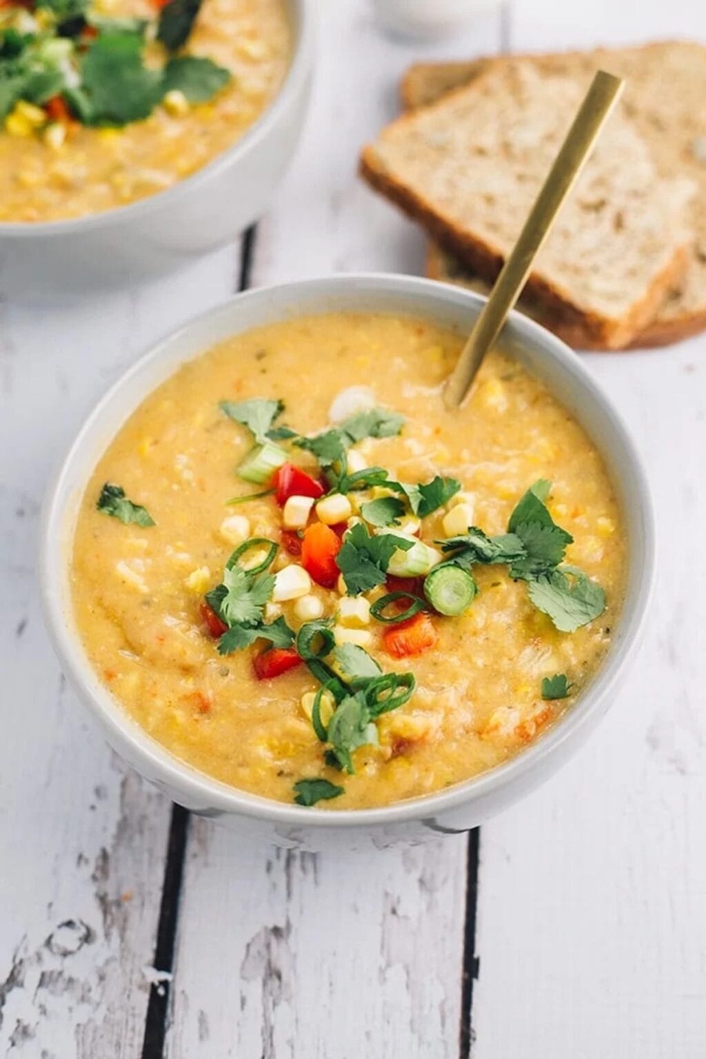 Extra Creamy Vegan Corn Chowder | Prize Winning Recipe