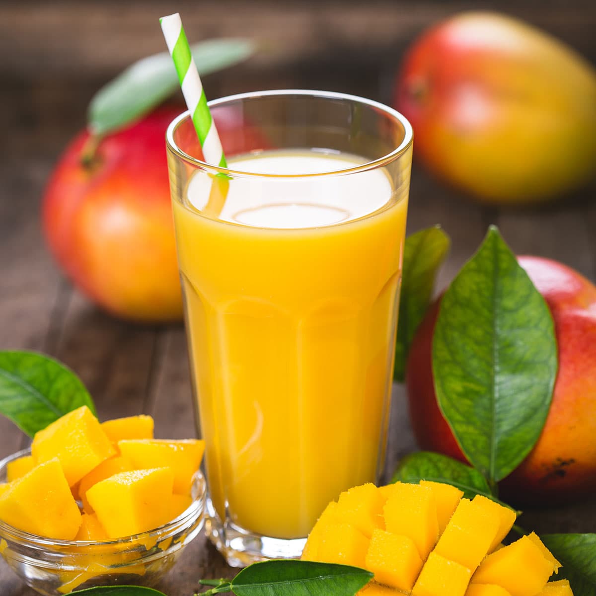 Mango Juice Recipe Made in a Blender - Clean Eating Kitchen